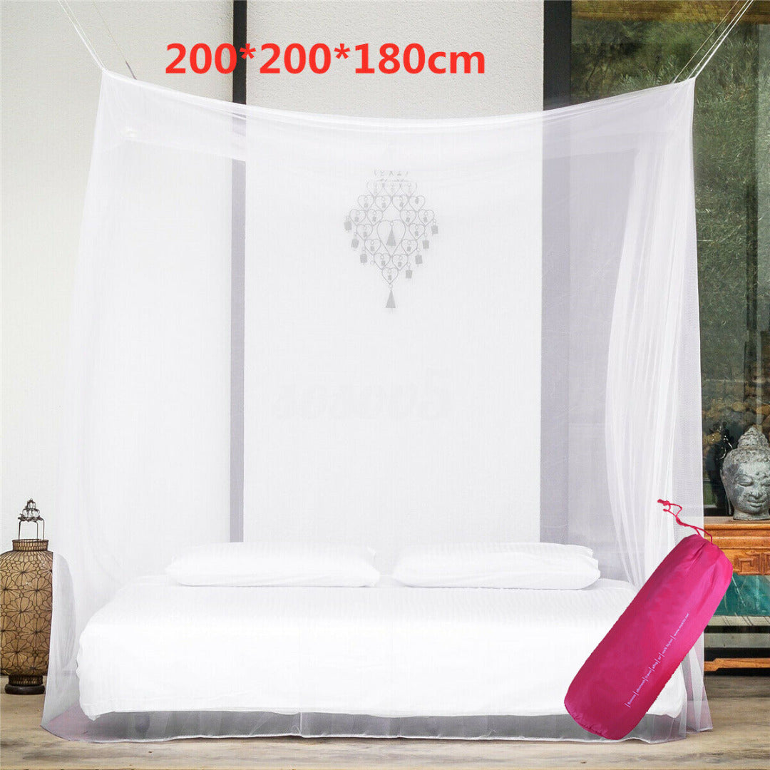 Simple Square Top Mosquito Net, Easy To Carry Outdoor Mosquito Net