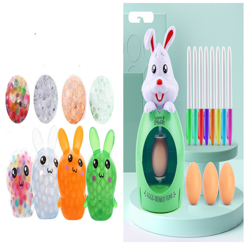 Easter Egg Decoration Coloring Kit Egg Painter Boys Girls Kids Diy Coloring Painting Gift Multicolor With Sound And Light