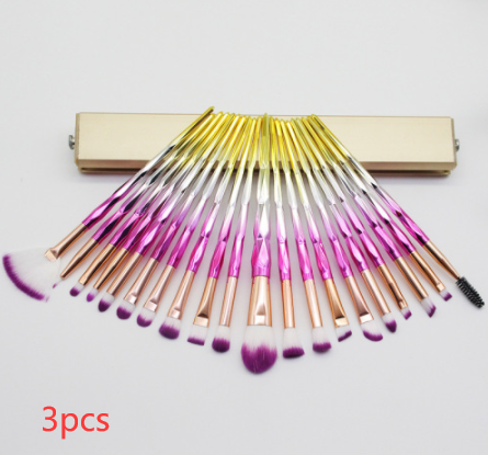 Diamond Colorful Beauty Makeup Brush Utensils