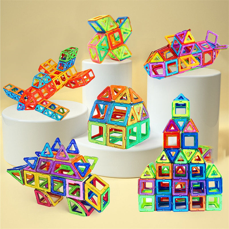 Magnetic Building Blocks for Kids DIY Magnets Construction Set