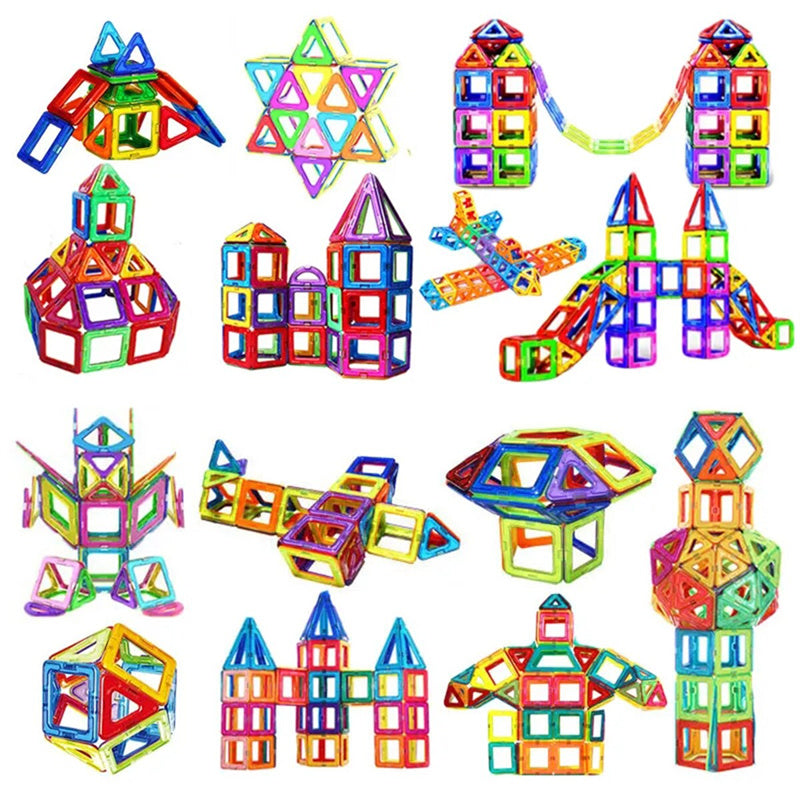 Magnetic Building Blocks for Kids DIY Magnets Construction Set