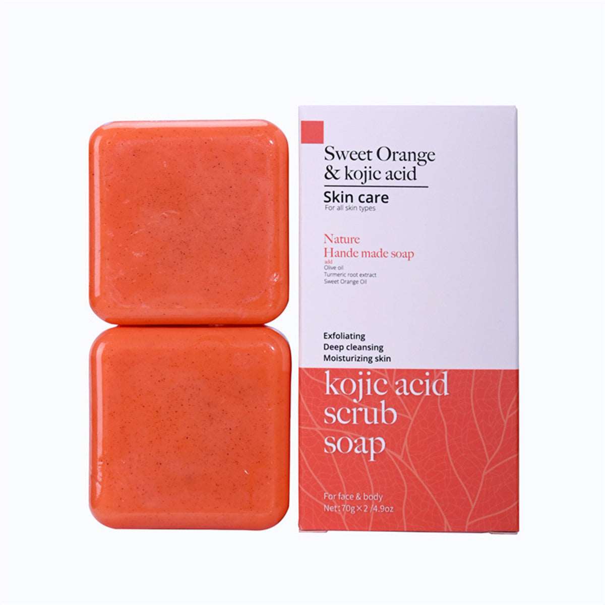 Nourishing Exfoliating Turmeric Soap Bars Pack Of 2