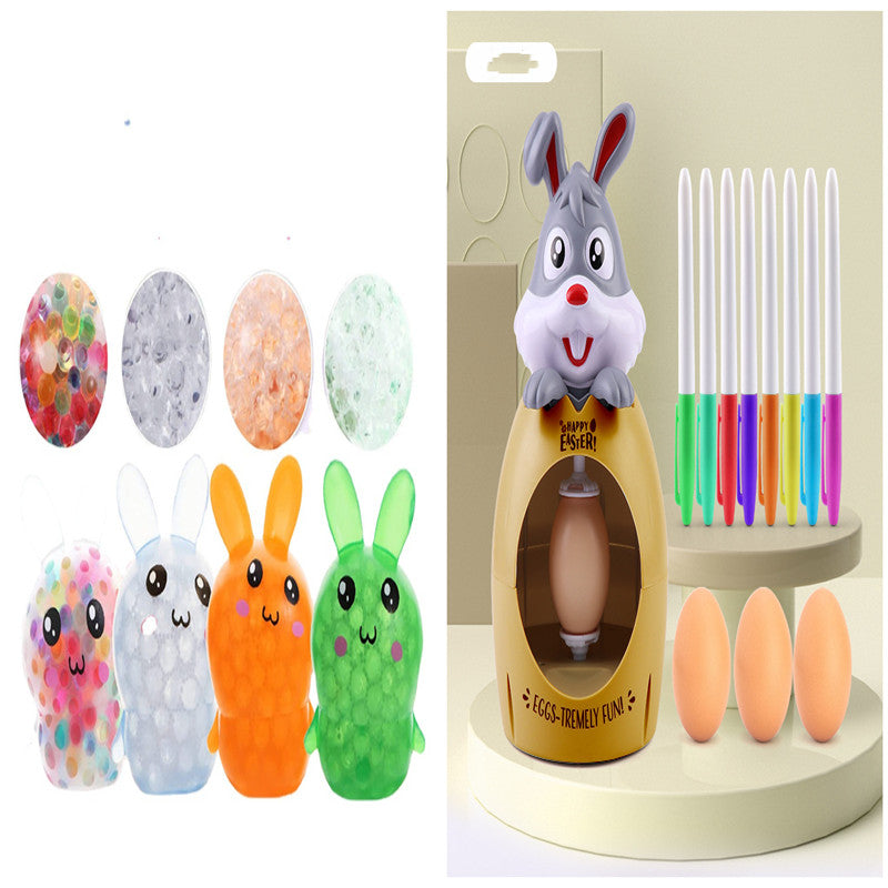 Easter Egg Decoration Coloring Kit Egg Painter Boys Girls Kids Diy Coloring Painting Gift Multicolor With Sound And Light