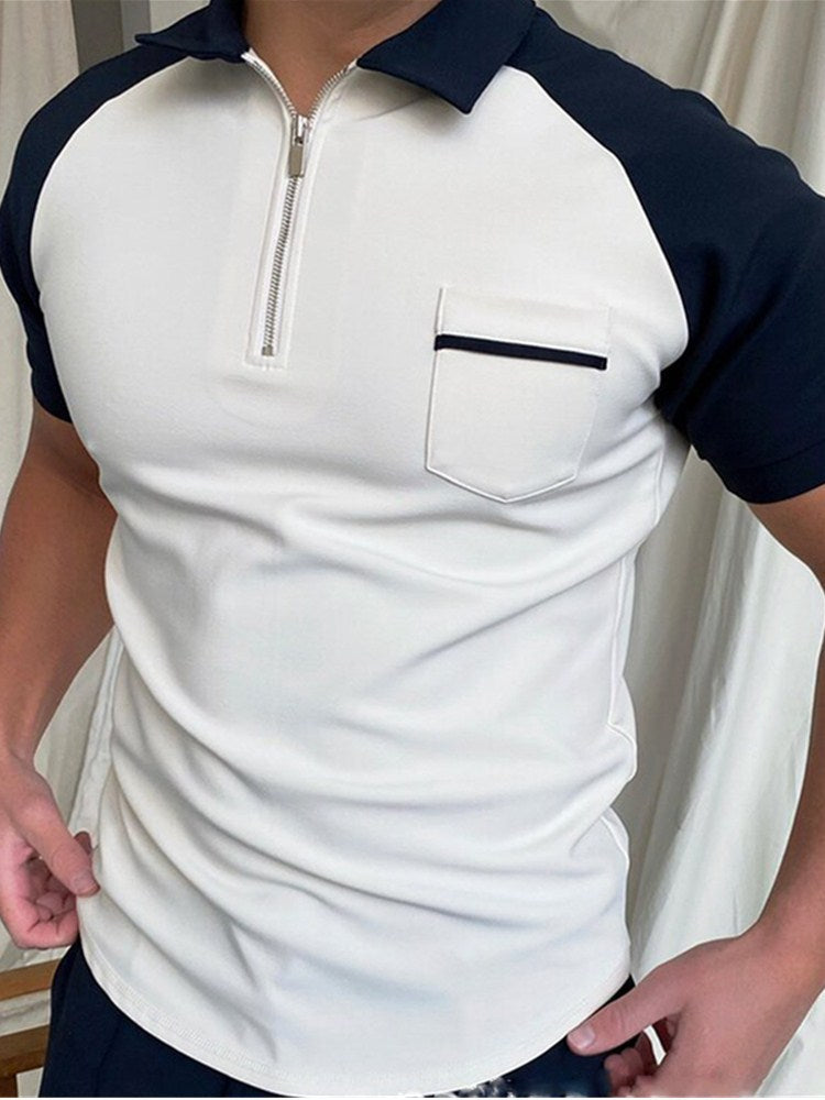 Polo Shirt Short-Sleeved Summer Shirt Brand Man Clothing