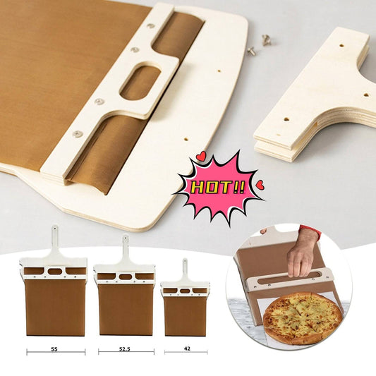 3 Sizes Sliding Pizza Peel Shovel Storage Board 