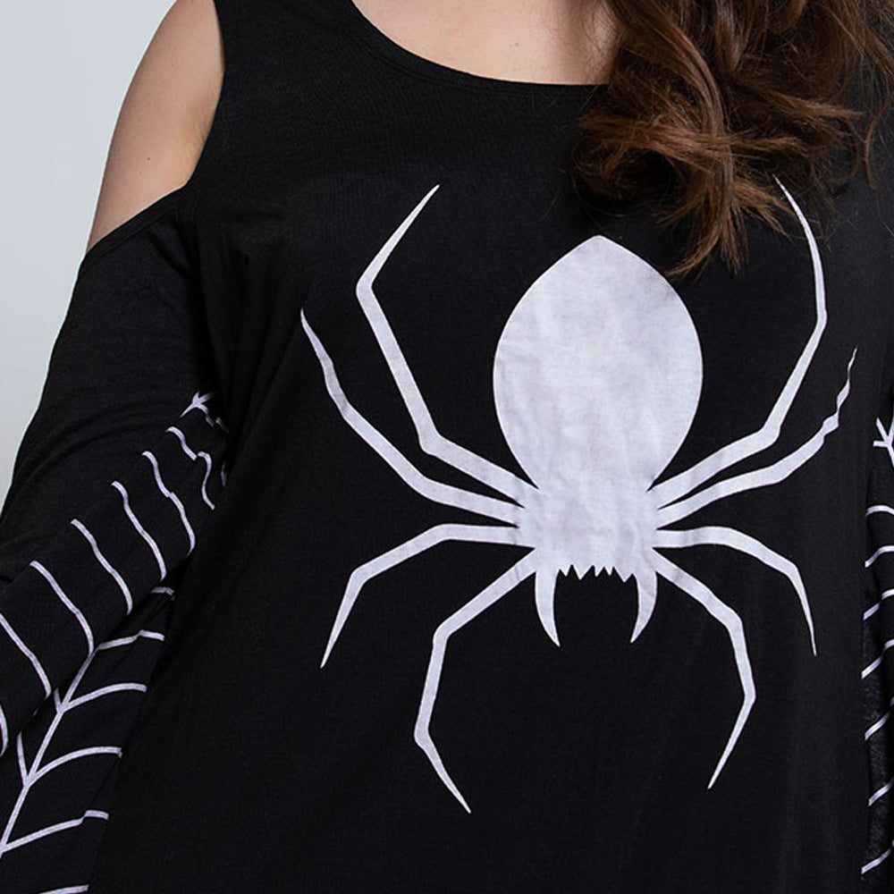 Women's black spider Costumes for Halloween