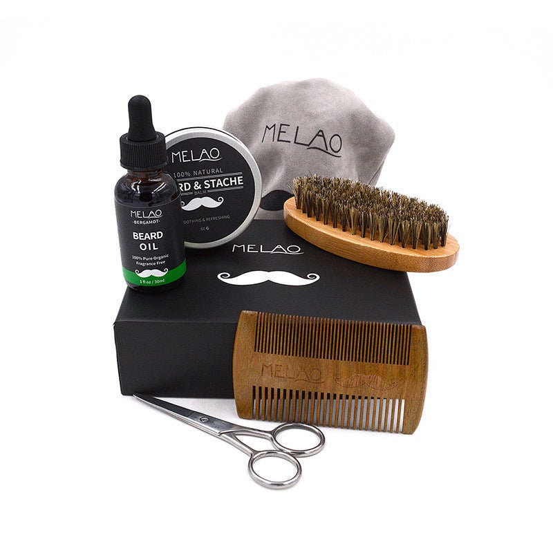 Men's beard care set of six