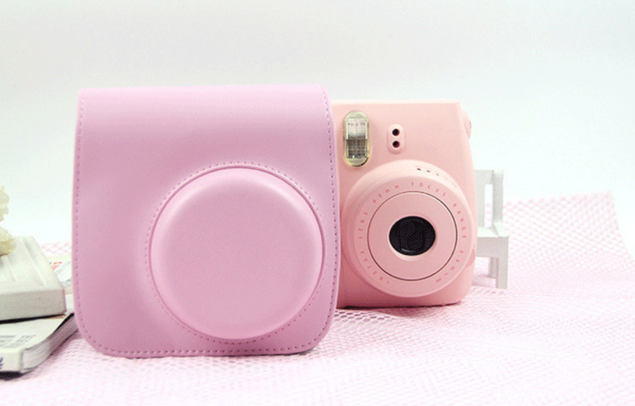 Leather camera bag protect case small pu camera shoulder bag