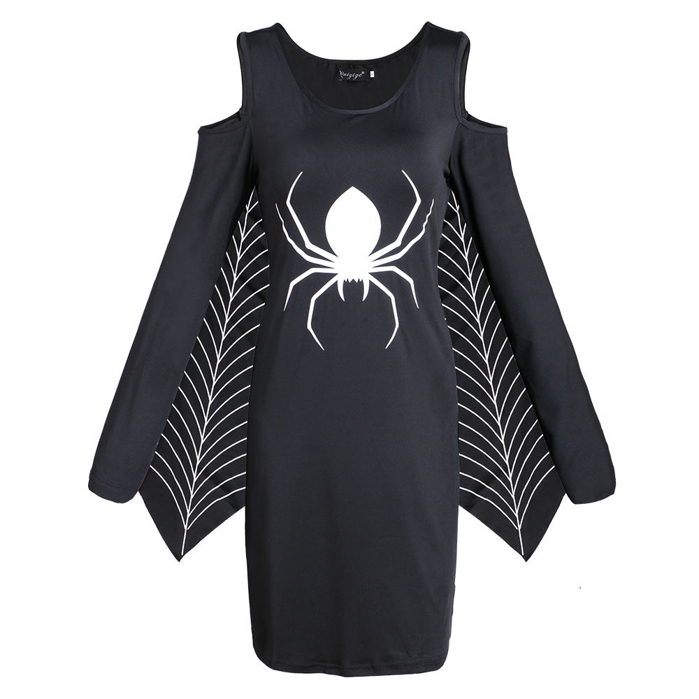 Women's black spider Costumes for Halloween