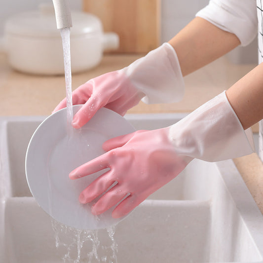 Kitchen laundry clothes waterproof latex gloves