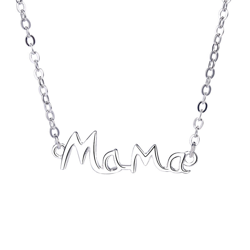 S925 Sterling Silver MaMa Necklace Perfect Mother's Day Gift