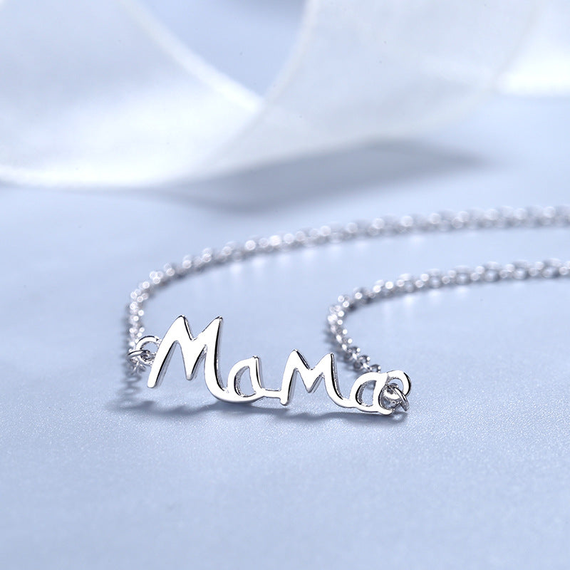 S925 Sterling Silver MaMa Necklace Perfect Mother's Day Gift