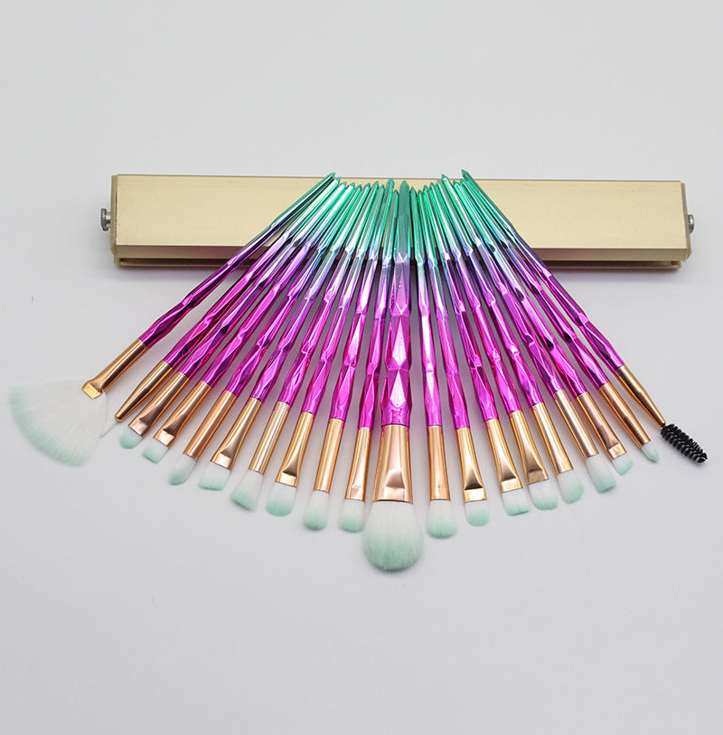 Diamond Colorful Beauty Makeup Brush Utensils