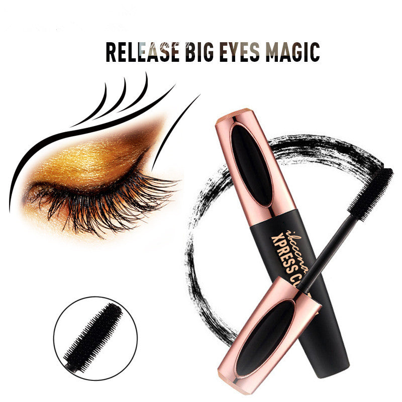 Mascara Waterproof Sweatproof Thick Curls Long No Fading No Blooming Beauty Makeup 4D Mascara