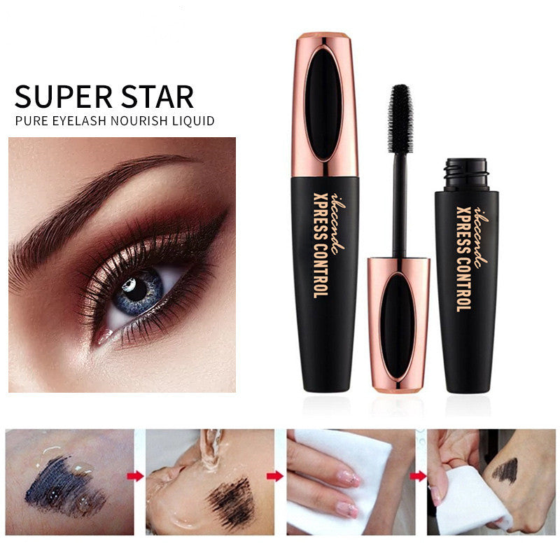 Mascara Waterproof Sweatproof Thick Curls Long No Fading No Blooming Beauty Makeup 4D Mascara