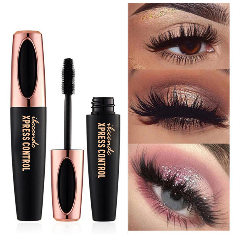 Mascara Waterproof Sweatproof Thick Curls Long No Fading No Blooming Beauty Makeup 4D Mascara