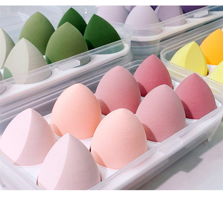 Do Not Eat Powder Beauty Egg Wet And Dry Puff Puff Sponge Soft Giant Makeup Egg With Storage Box