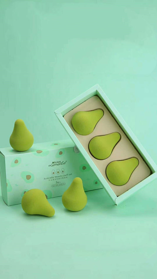 Small Mango Fruit Series Beauty Egg No Powder Super Soft And Delicate Puff Sponge Makeup Egg Wet And Dry Set