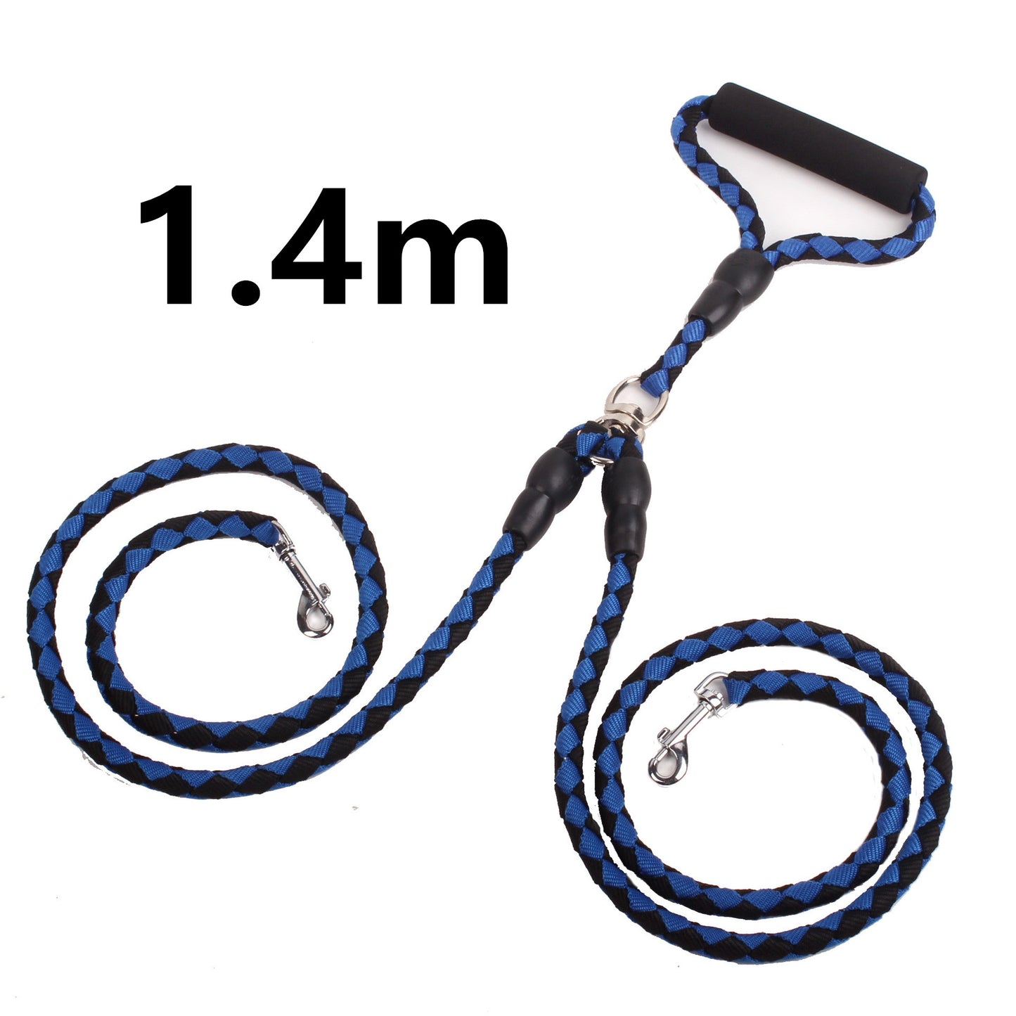 The Dog Hand-Double-Ended Traction Rope One Plus Two Leash Collar