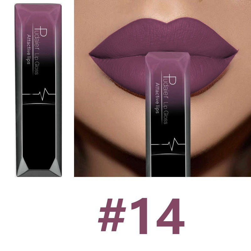 Makeup matte matte lip gloss lipstick      