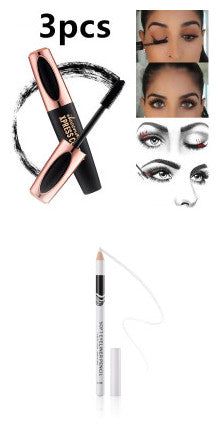 Mascara Waterproof Sweatproof Thick Curls Long No Fading No Blooming Beauty Makeup 4D Mascara