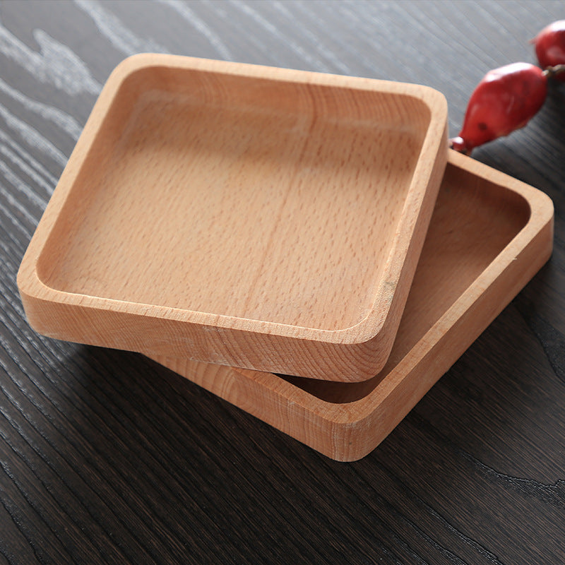 Rectangular Wooden Tray Ideal for Breakfast Dinner and Dessert