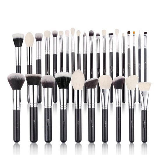 30 Animal Hair Makeup Brushes Set