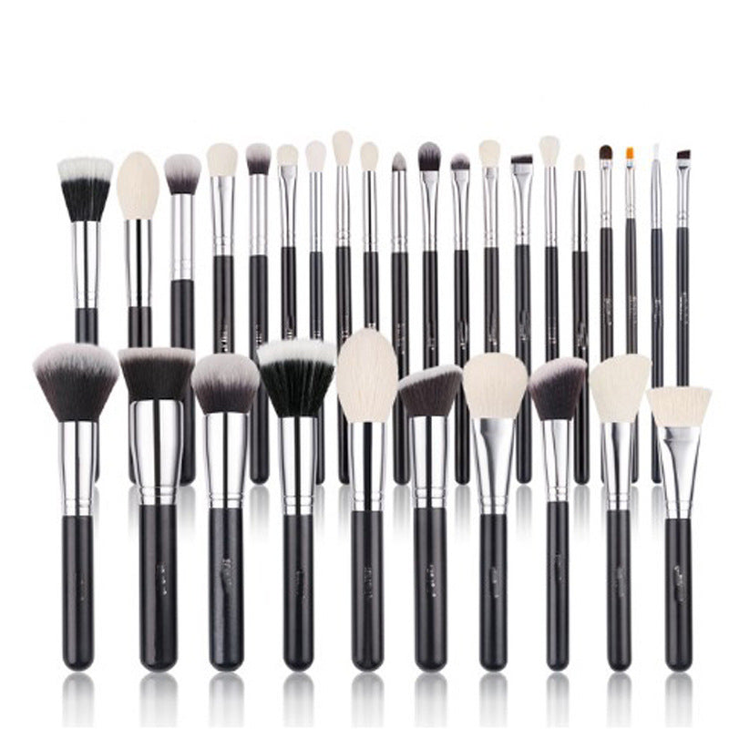 30 Animal Hair Makeup Brushes Set