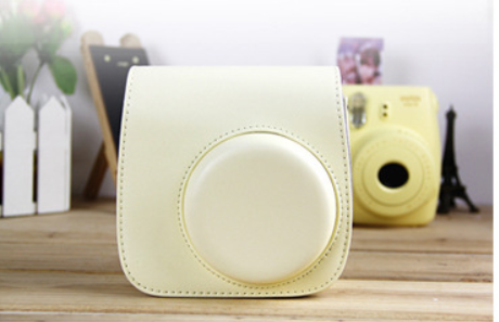 Leather camera bag protect case small pu camera shoulder bag