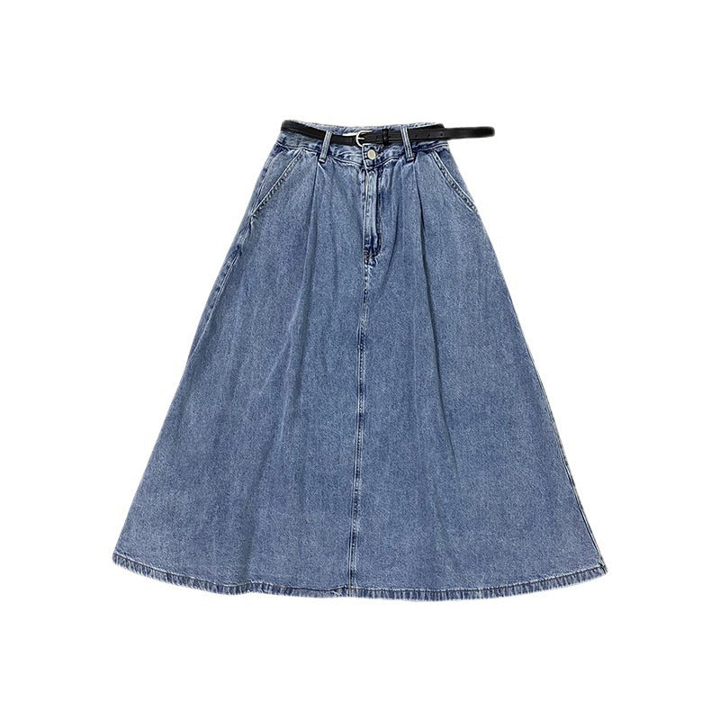 Fashion Personality Loose Jean Skirt Female