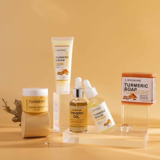 Lotus Spring Turmeric Series 5-piece Moisturizing Care Set