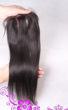 I-Straight Human Hair Curtain Izinwele I-Weft Nezesekeli Zokuvala Iwigi I-Real Hair Block