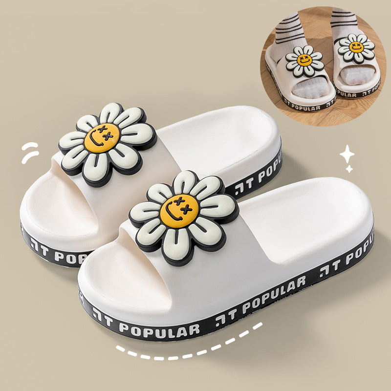 New Summer Flower Slippers for Women Anti-Slip Stylish and Comfy