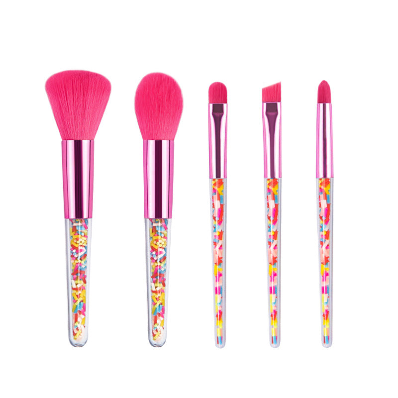 Candy Makeup Brush Set Full Set Crystal Powder Brush Beauty Tools