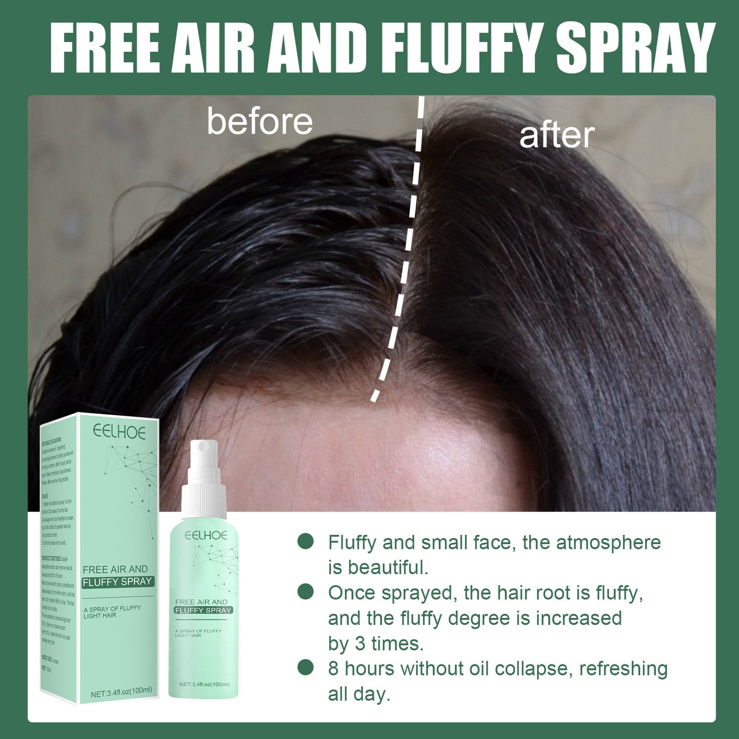 Hair Dryer Air Fluffy Degreasing Head