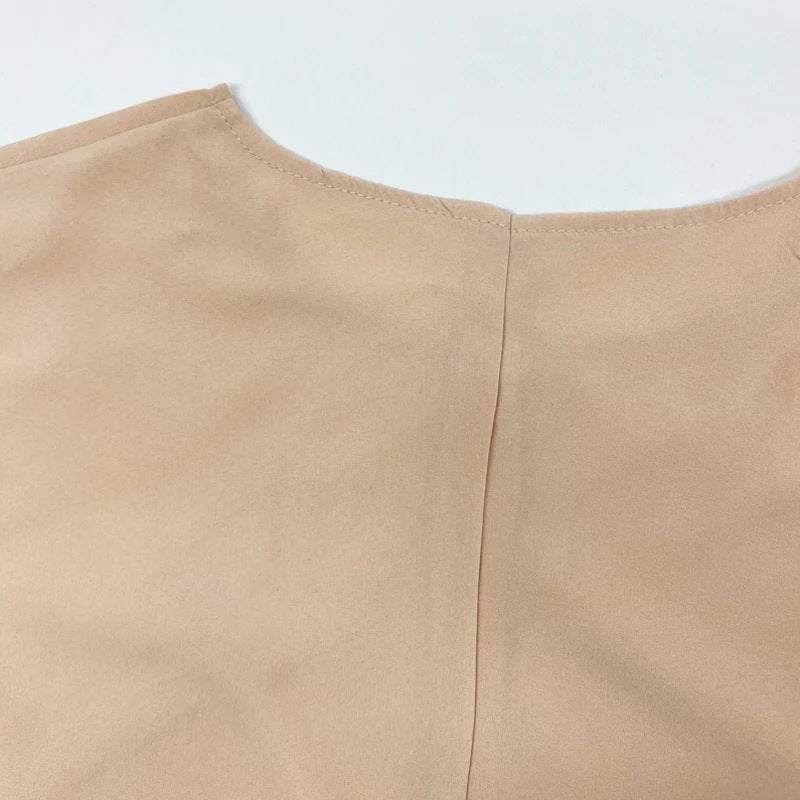 Summer Round Neck Sleeveless Midriff-baring Top High Waist Irregular Skirt Suit