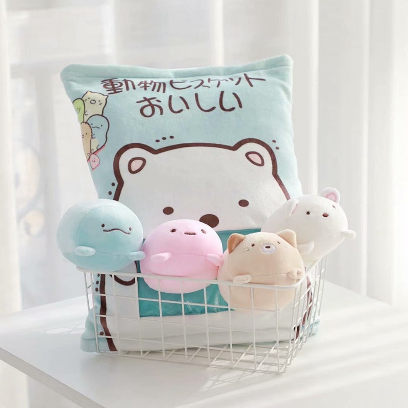 I-Ins Cartoon Bag Corner Bio Plush Toy Simulation Snack isipho sikadoli wentombazane