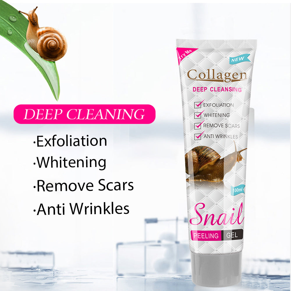 Snail Collagen Face Whitening Cleansing Repair Set