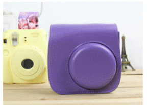 Leather camera bag protect case small pu camera shoulder bag