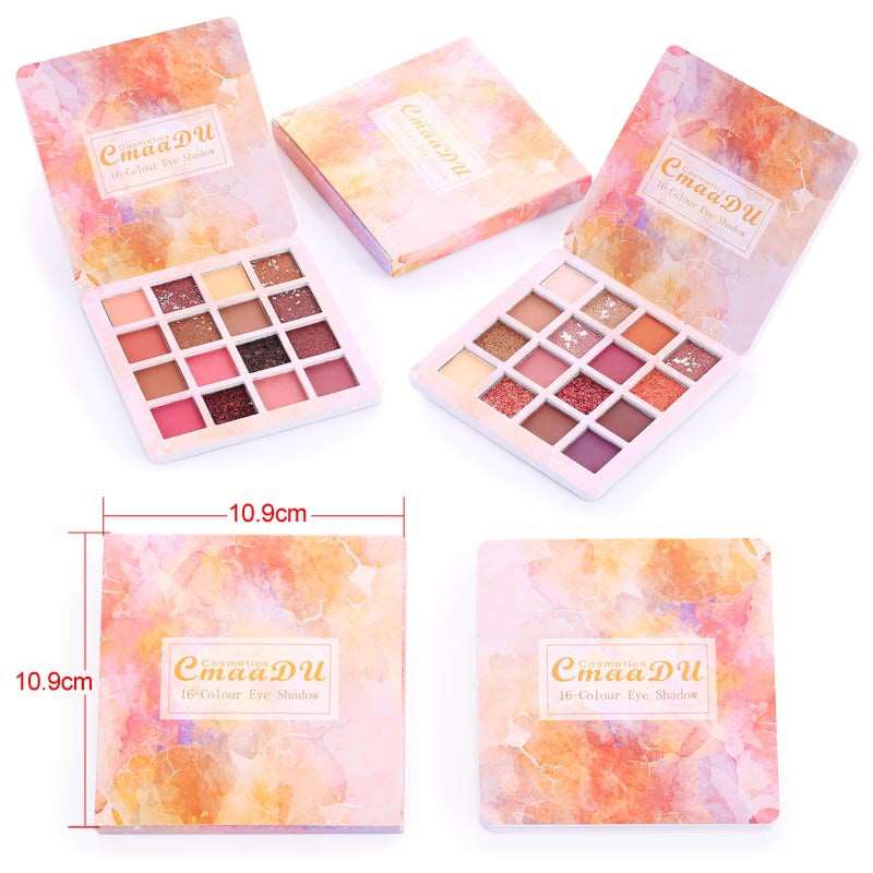 14 colors shiny eyeshadow