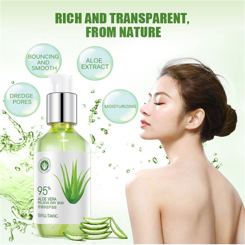 Aloe Gel Moisturizing Lotion Facial Cream Perfectly Plain Moisturizing And Smooth Skin Care Products