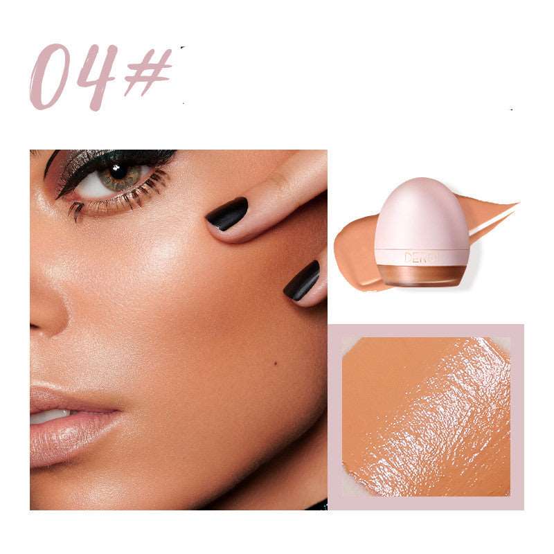 4 colors Lightweight Foundation Concealer Cream With Makeup Sponge 