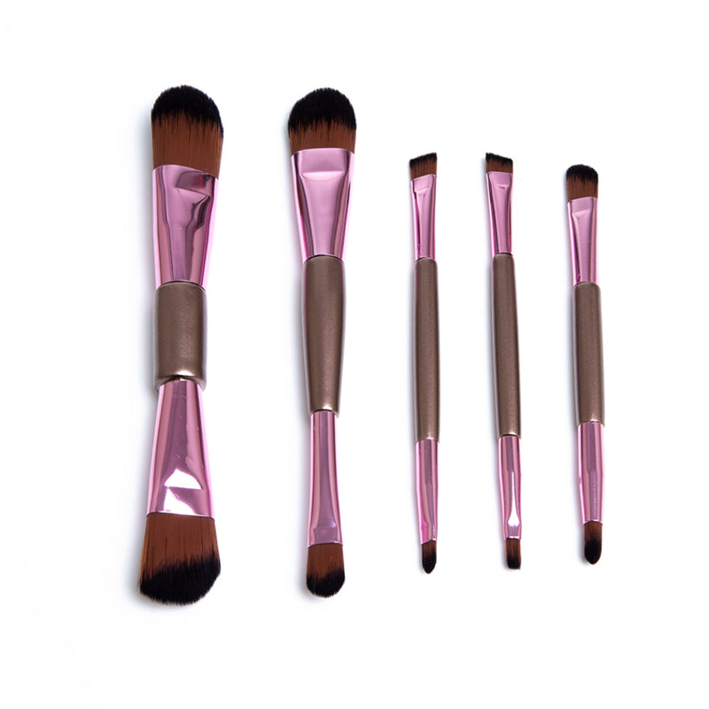 5pcs Double-ended Makeup Brushes