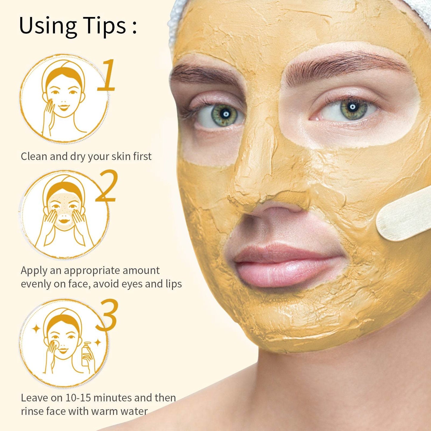 Turmeric Mud Smear Type Cleansing Mask Turmeric Mud Mask