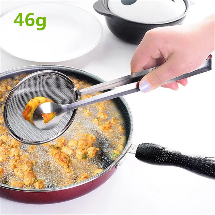 Stainless Steel Oil Food Scoop Multi-functional Kitchen Accessory