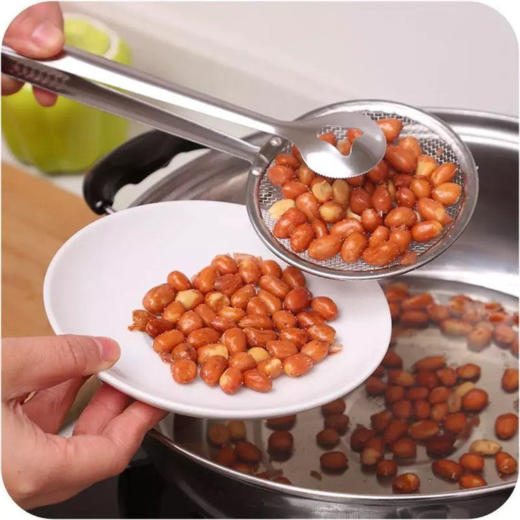 Stainless Steel Oil Food Scoop Multi-functional Kitchen Accessory