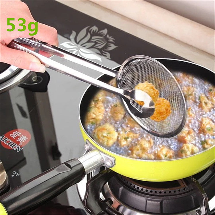 Stainless Steel Oil Food Scoop Multi-functional Kitchen Accessory