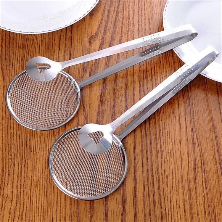 Stainless Steel Oil Food Scoop Multi-functional Kitchen Accessory