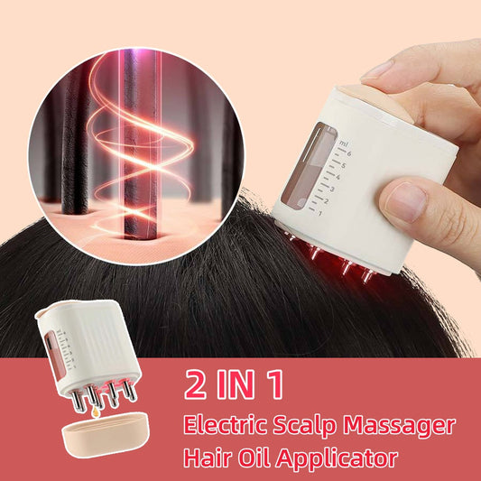 Electric Scalp Massager And Hair Oil Applicator Hair Massager 2 in 1