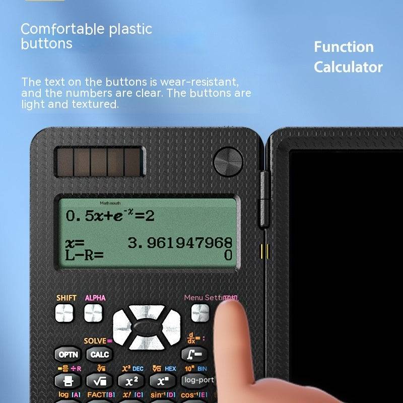 2 In 1 Foldable Scientific Calculators Handwriting Tablet